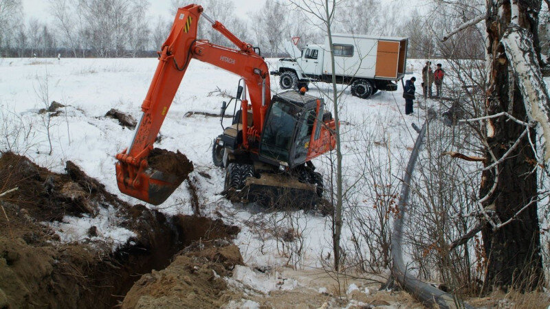     Строительство газопровода. altapress.ru