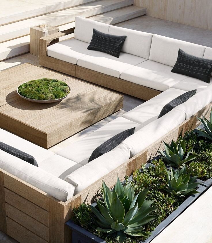 Большой диван на террасе  - модель Ocean каталог 24 компания Elite1.ru