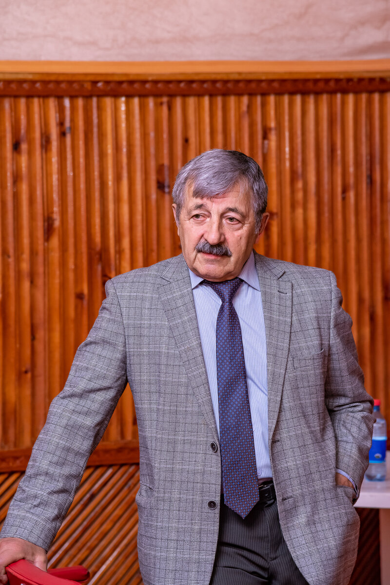 Главный врач санатория"Рассветы над Бией"- Евгений Владимирович Лебедев на встрече с гостями санатория