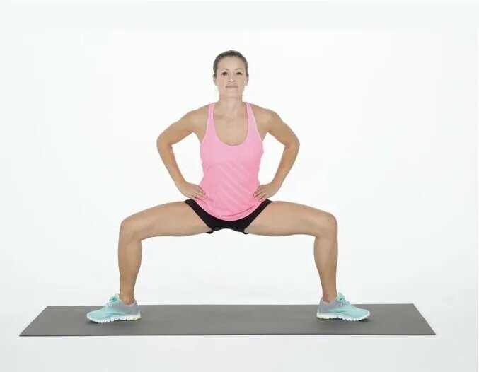 Присед во второй позиции 