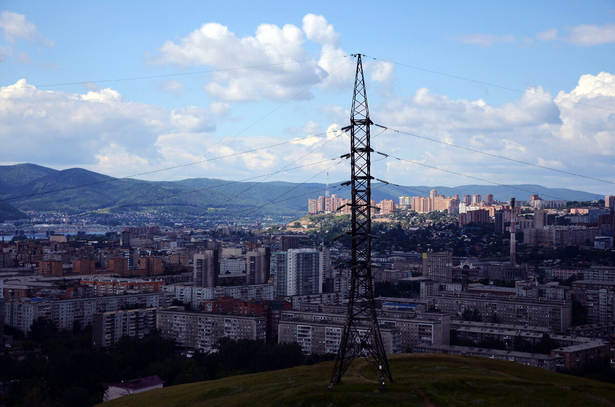 Красноярск. Правда, Енисея не видно.