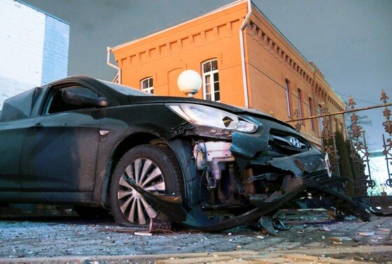    Последствия обстрела Белгорода со стороны ВСУ