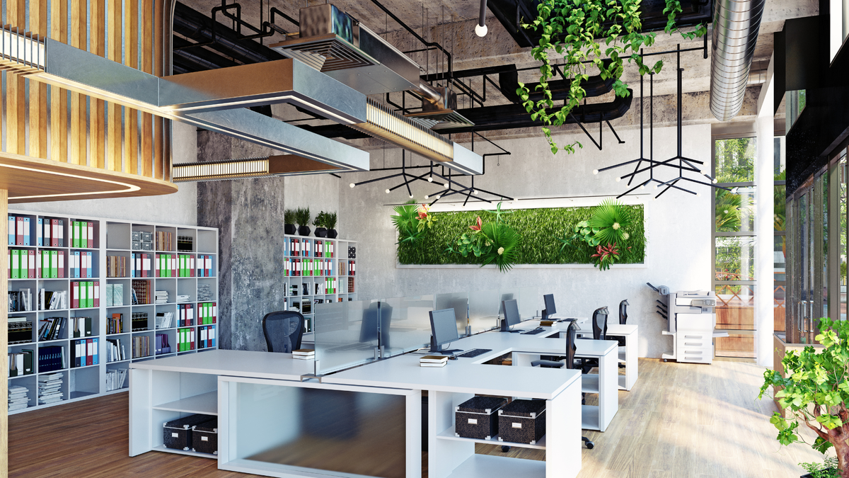 Открытое офисное пространство