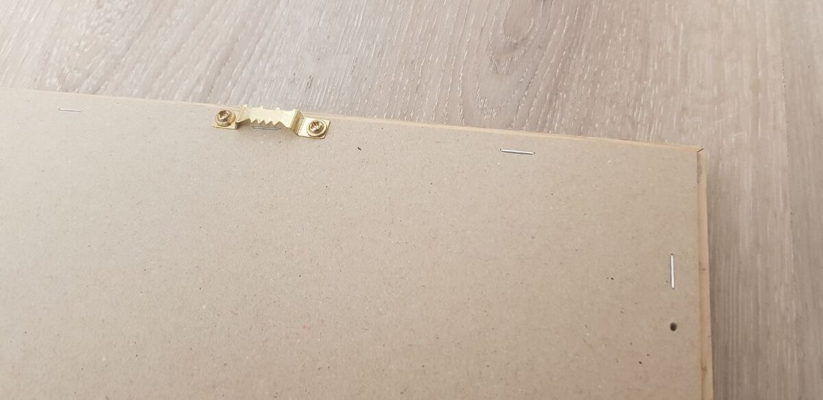 Вариант оформления креплений №1, фото автора