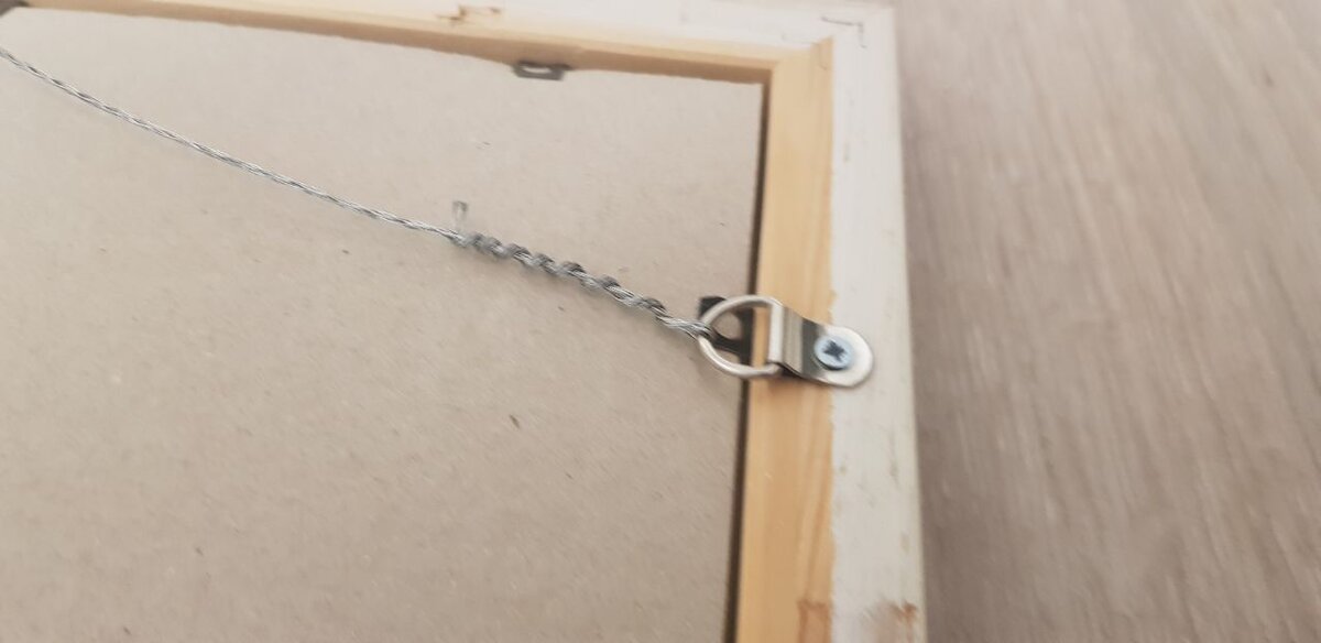 Вариант оформления креплений №2, фото автора