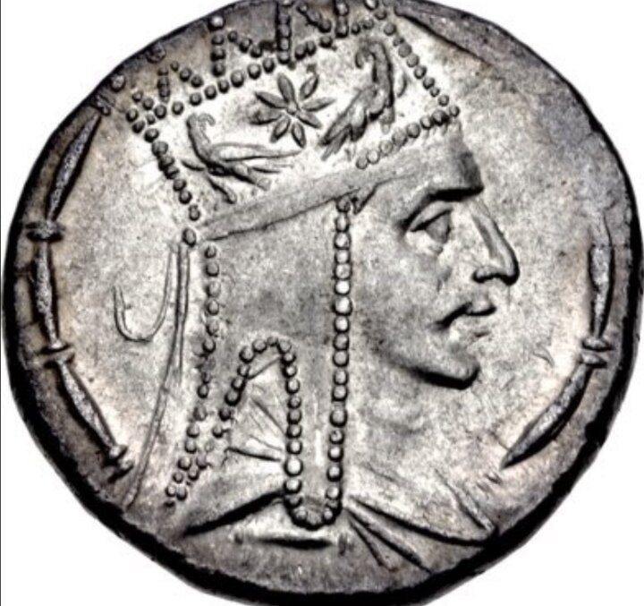 Монета Тиграна ll, из интернета.