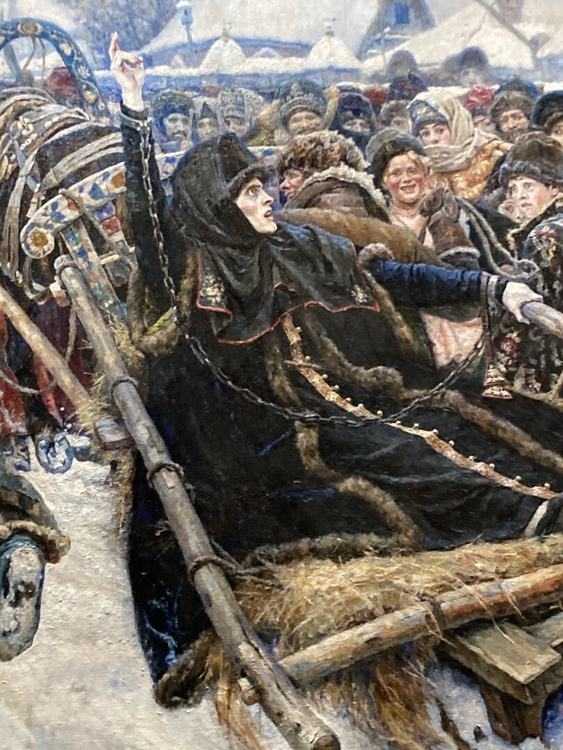 Фрагмент картины "Боярыня Морозова"