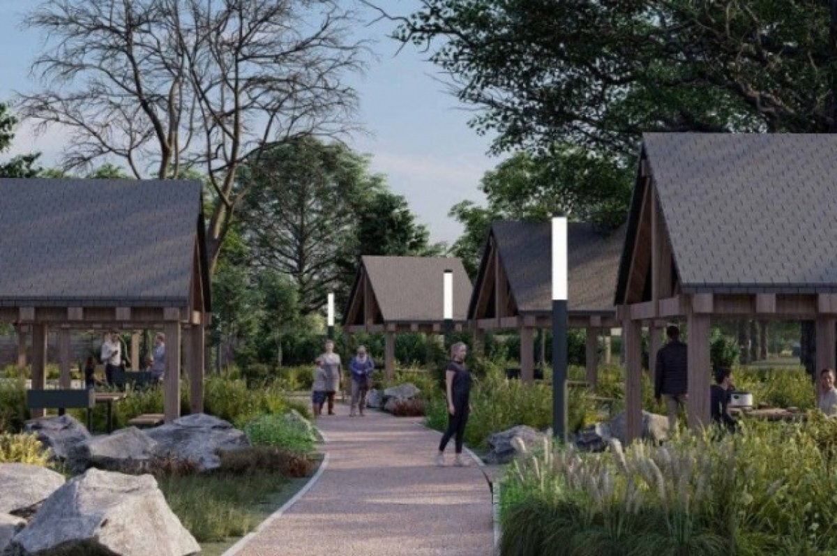    В Усть-Лабинске благоустроят парк у озера Копытце до конца 2024 года