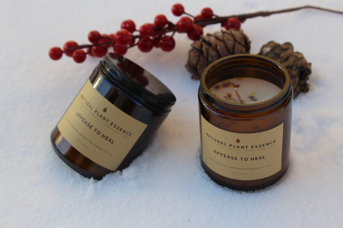 Большая ароматическая свеча 200мл