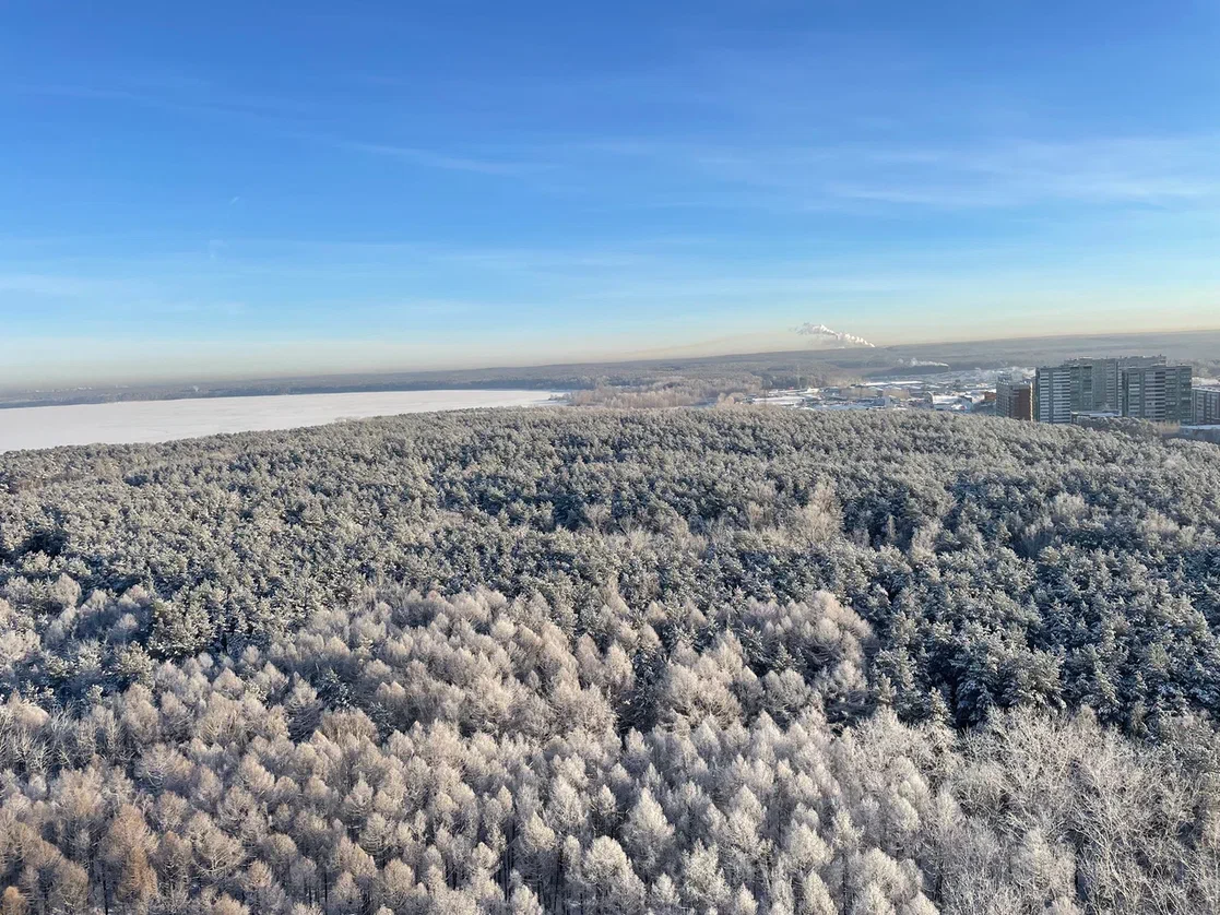 похожий вид ждет будущих жильцов верхних этажей 16 секции ЖК Каменные палатки