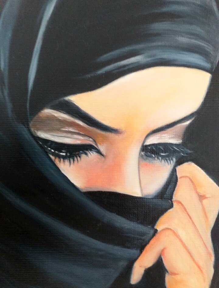 Масло на бумаге