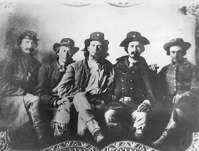 Знаменитые техасские рейнджеры, 1870-е годы.