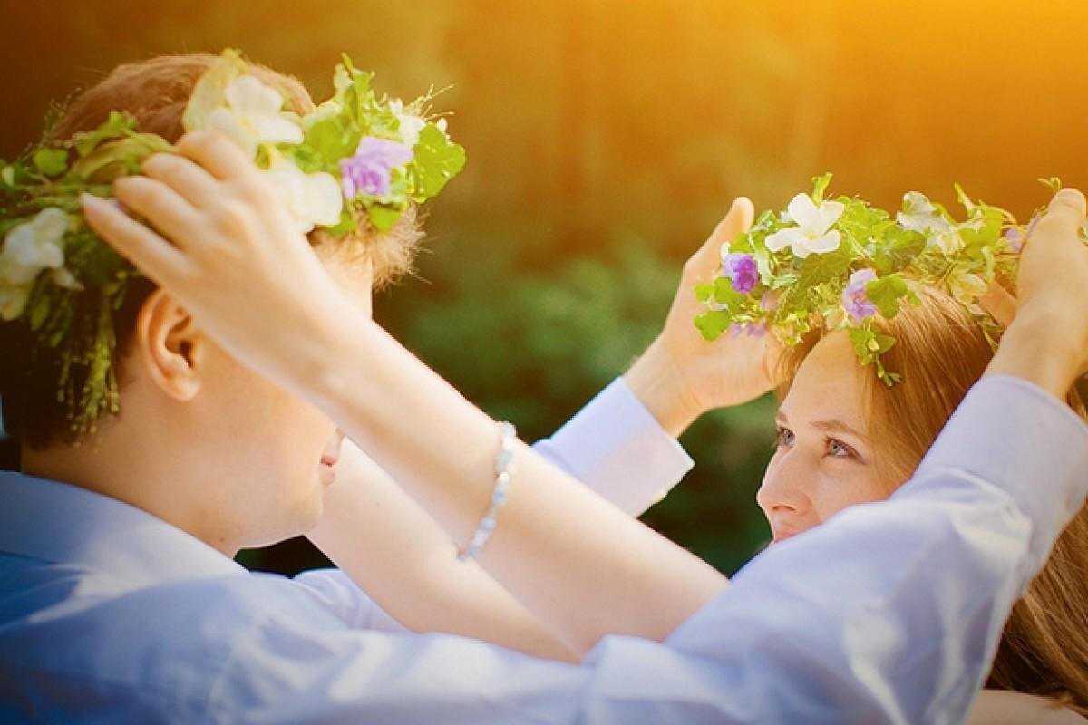 Счастливые супруги. Фотография.