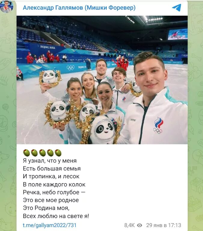 © Фото: Скриншот поста из Telegram-канала Александра Галлямова