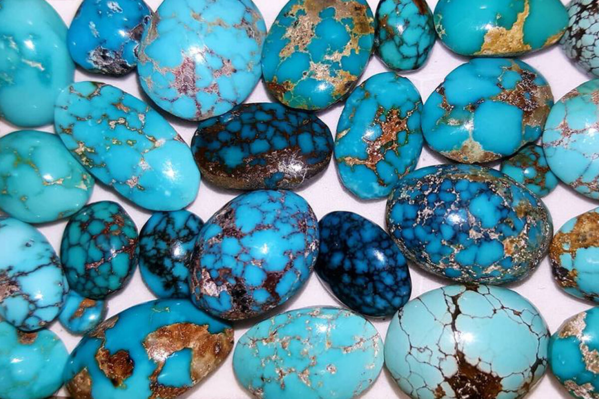 Reserved for Sophia Megan Fox Inspired Chunky Turquoise Etsy Chunky turquoise ne