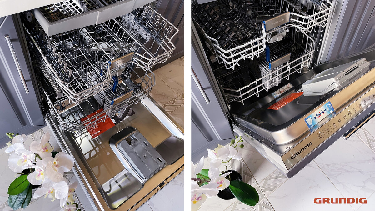 Посудомоечная машина Grundig GNVP4551PW в интерьере Ольги