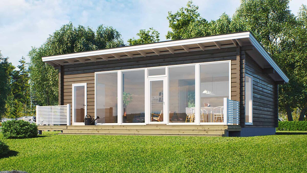 Современный быстровозводимый дом. Современные дачные домики проекты. Проекты домов для проживания. Дачный дом. Минидом домильон проект.