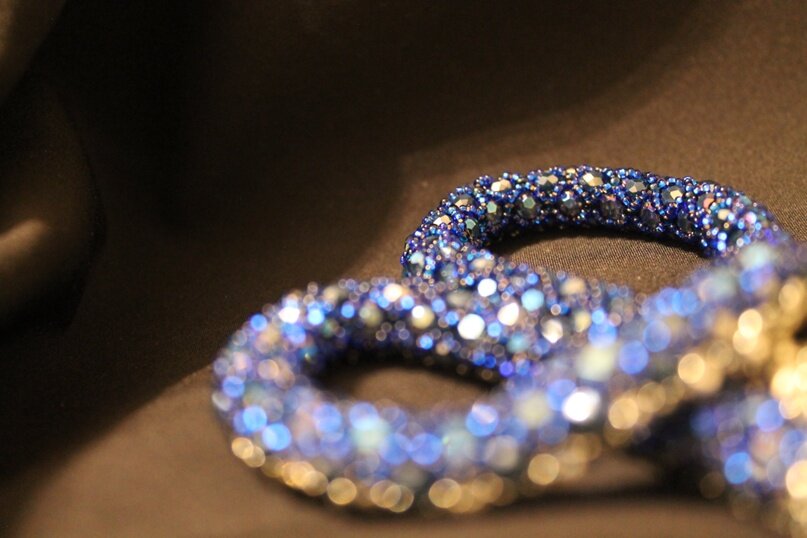 Колье из бисера и гематита SweetBead89