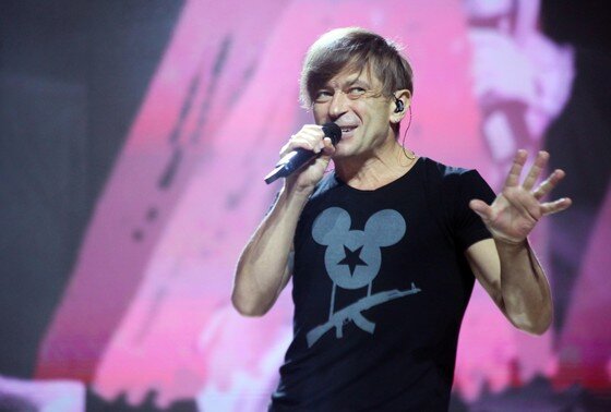    Солист рок-группы «Би-2» Лева (Егор Бортник)