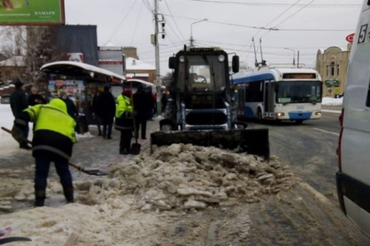    УЖКХ Пензы: сразу очистить от снега улично-дорожную сеть «нереалистично»