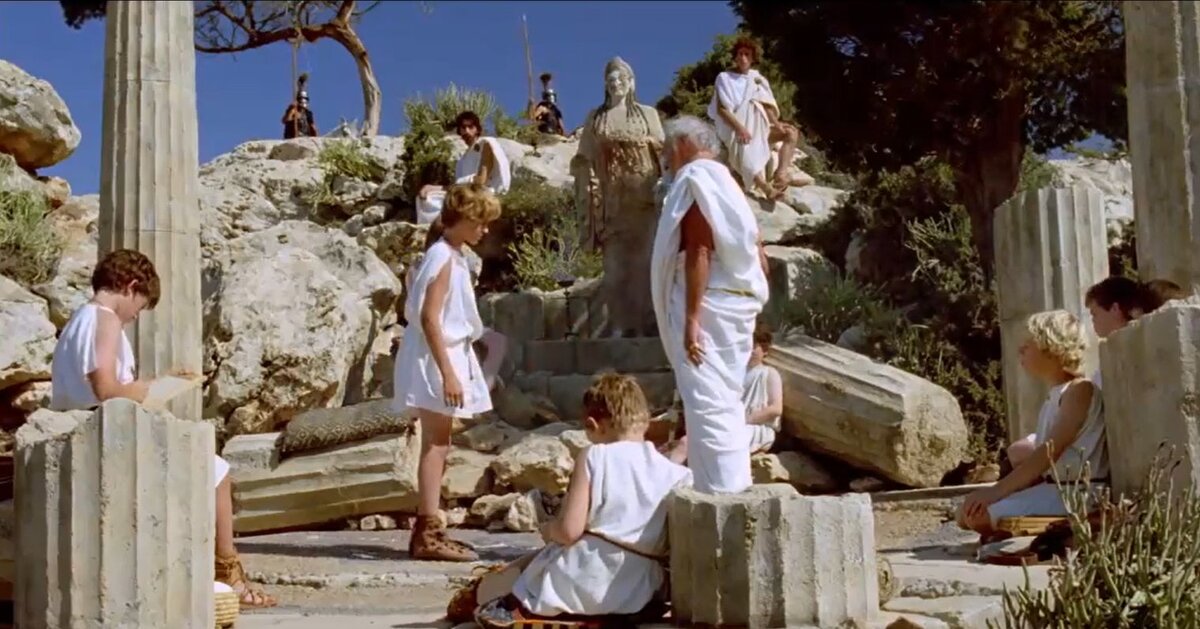 Беседа Александра с учителем в школе