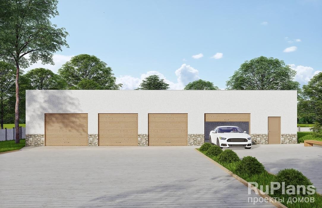 Гараж на 4 машины