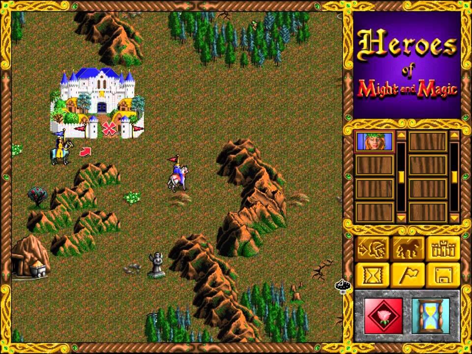 Heroes of might and Magic 1. Might and Magic 1995. Heroes of might and Magic: a Strategic Quest. Heroes of might and Magic 1 часть.