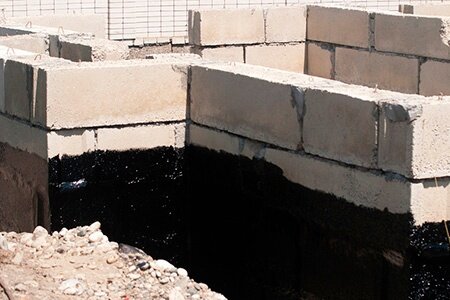 Сборный ленточный фундамент