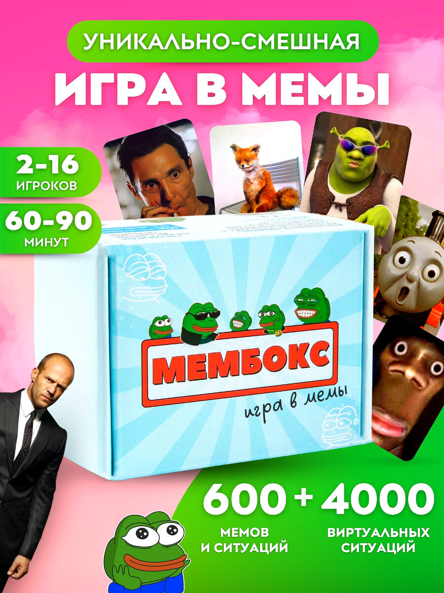 Мембокс - лучшая настольная игра в мемы