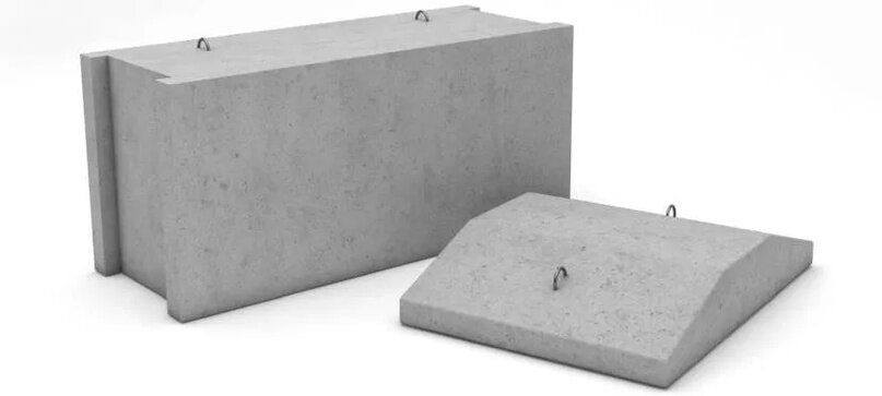 Примеры монолитных фундаментных блоков