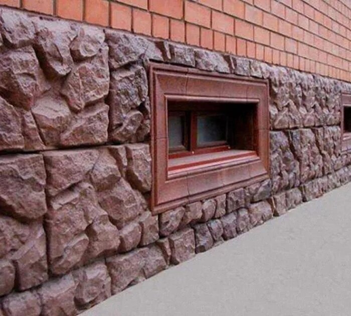 Панели для цоколя «под камень»