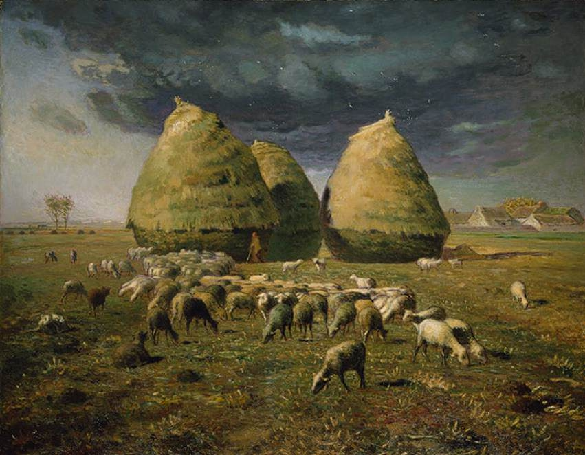 Жан-Франсуа Милле, «Стога сена: осень», 1868