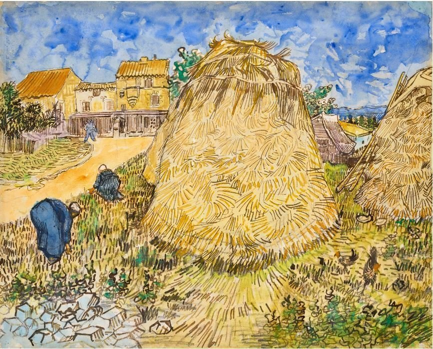 Винсент Ван Гог, «Стога пшеницы», 1888