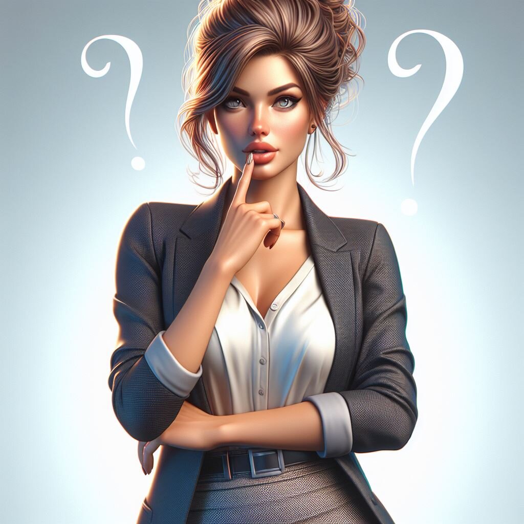 Непонимающая секретарша Нина