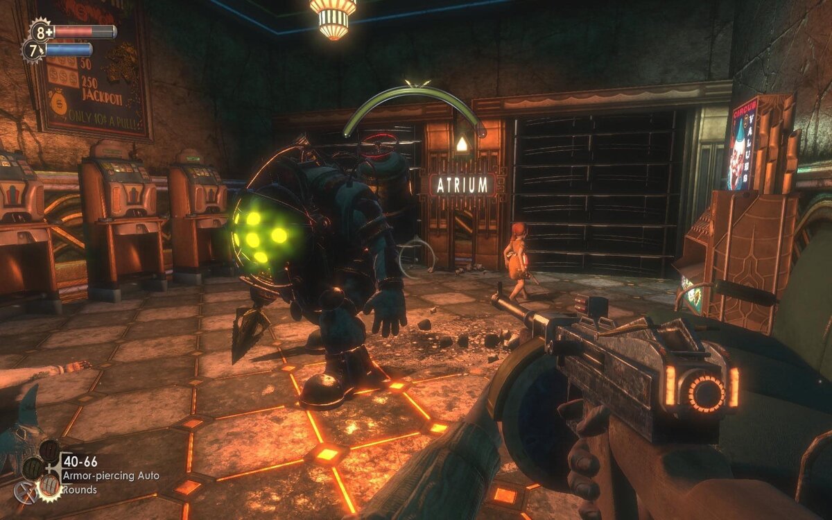 Игра биошок 1. Bioshock 2. Bioshock геймплей 2007. Биошок 1 2007. Разрешение старых игр