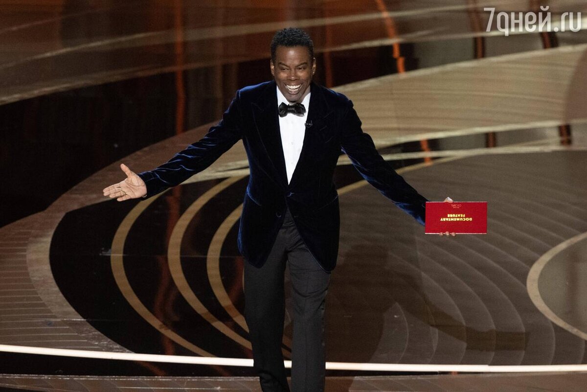    Крис Рок на 94-й церемонии вручения премии «Оскар», где он был ведущим © Kyusung Gong / Keystone Press Agency / globallookpress.com