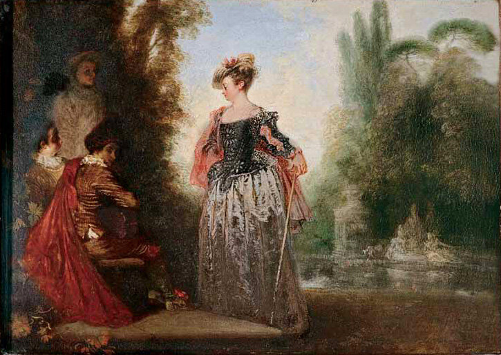 Жан-Антуан Ватто «Авантюристка» 