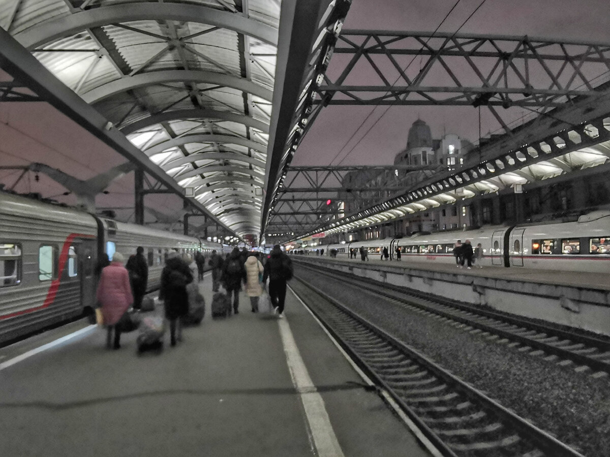 Московский вокзал "внутри".