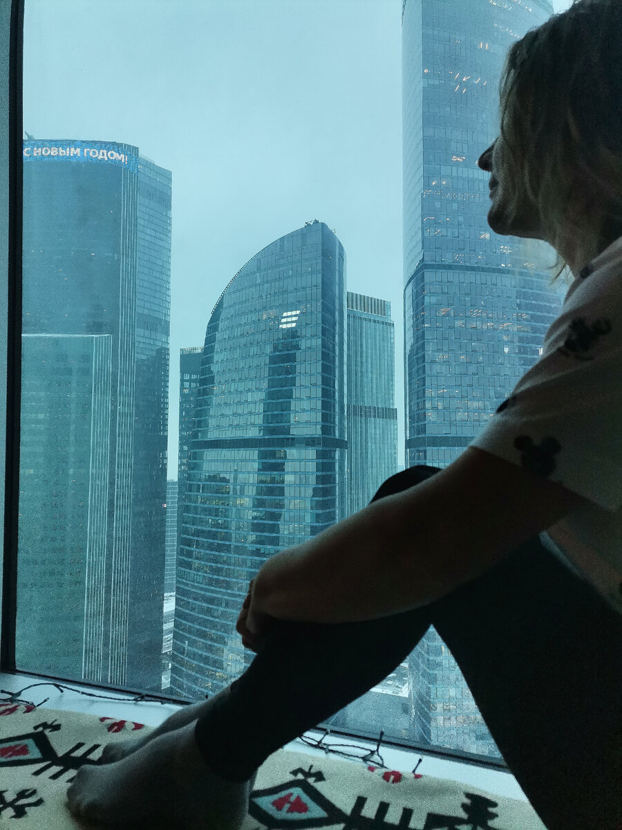 Хостел. Вид с 43 этажа.