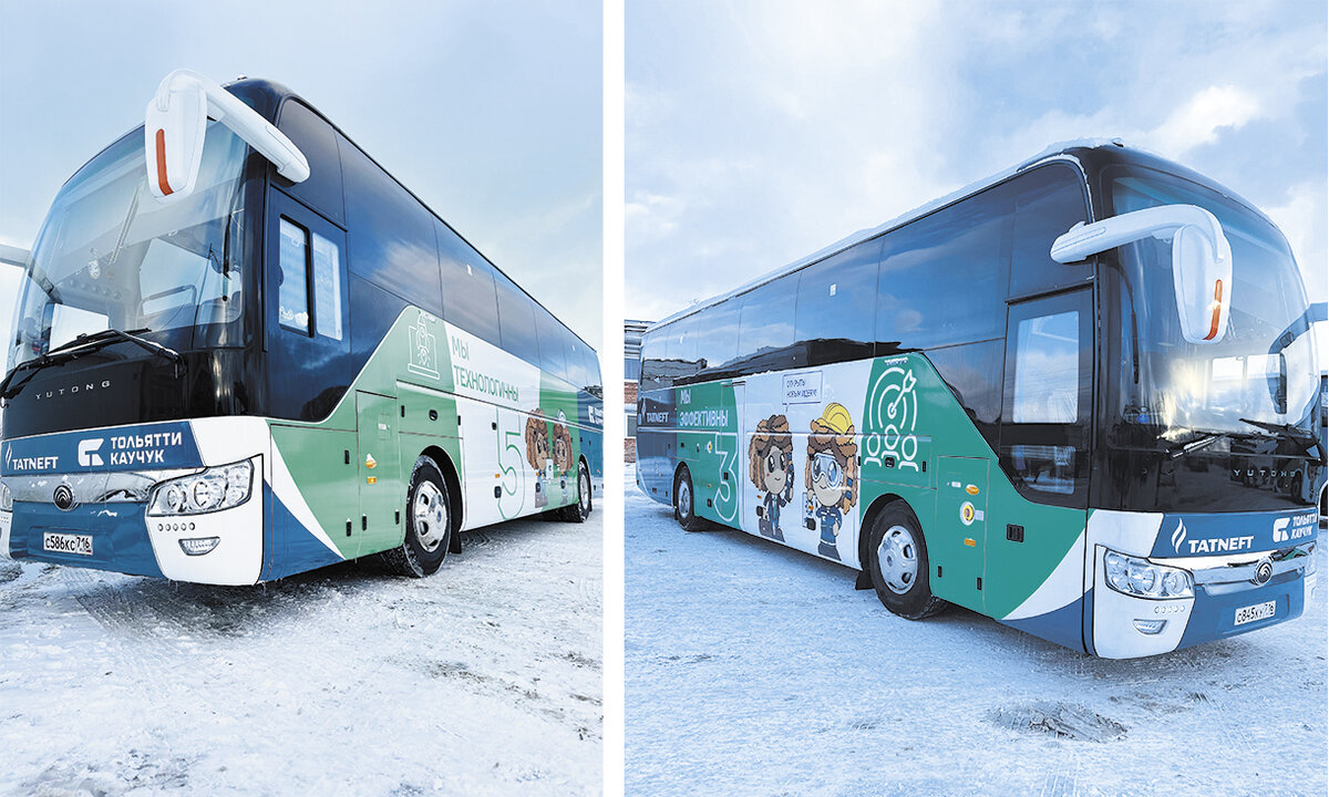 Новые автобусы имеют большую вместимость, оборудованы по последнему слову техники / Фото Евгения Тюргашкина