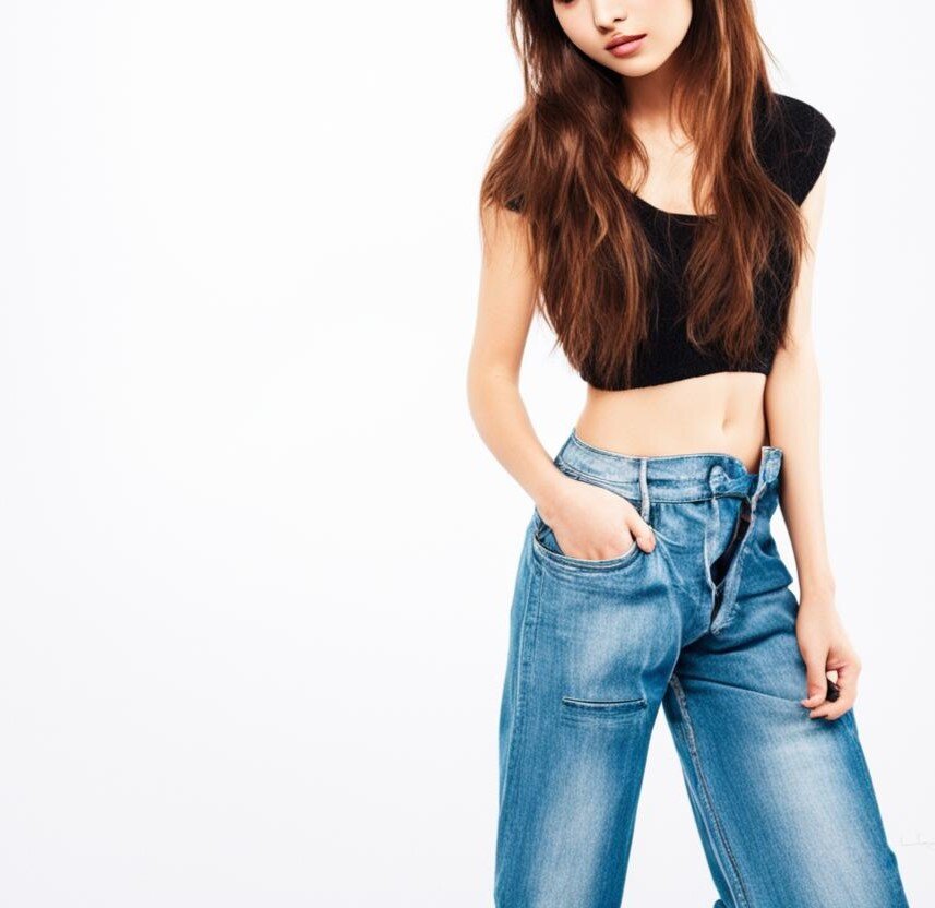 Вот так, по мнению нейросети, выглядит проблема пояса джинсов :-)))