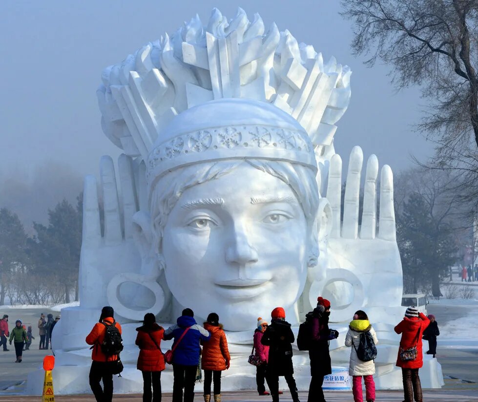 Ледяной городок в Харбине