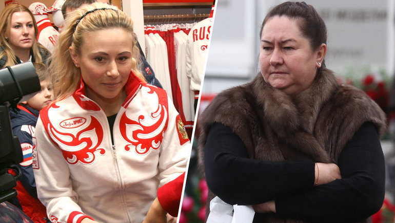    Юлия Чепалова и Елена Вяльбе.