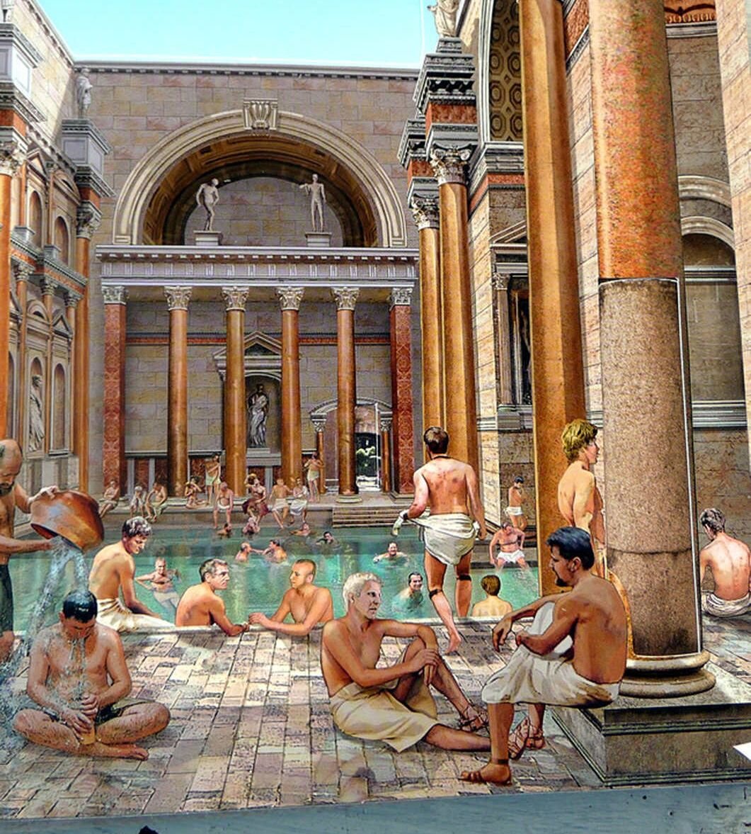 Общественный бани в Древнем Риме (термы), источник фото: postroitbanju.ru