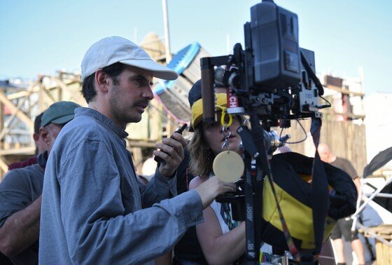    Режиссер Михаил Локшин на съемочной площадке фильма «Мастер и Маргарита» в Москве