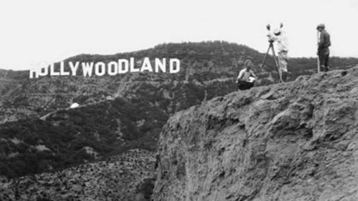 Лос Анджелес начало 20 века. Голливуд 1920. Hollywoodland.