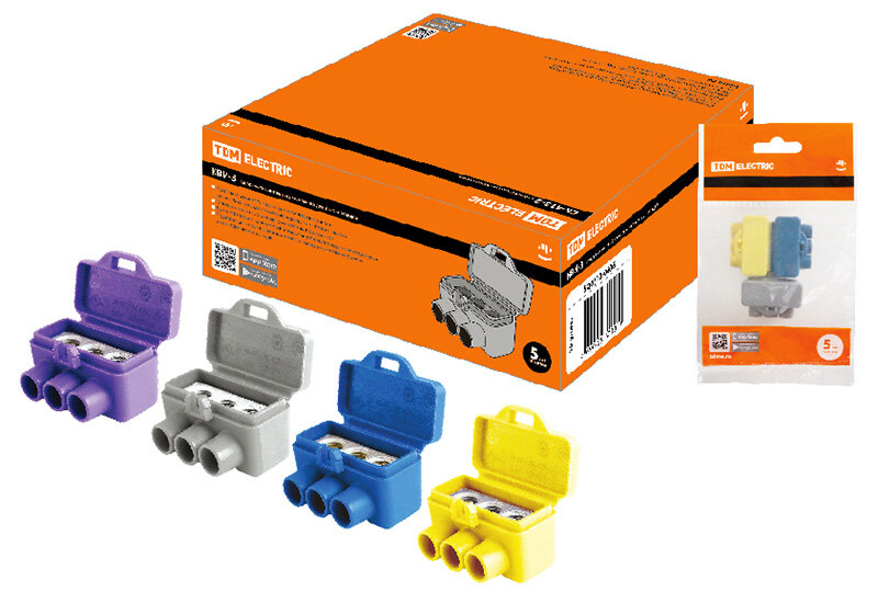 Винтовые клеммы для алюминиевых и медных проводов КВИ TDM ELECTRIC