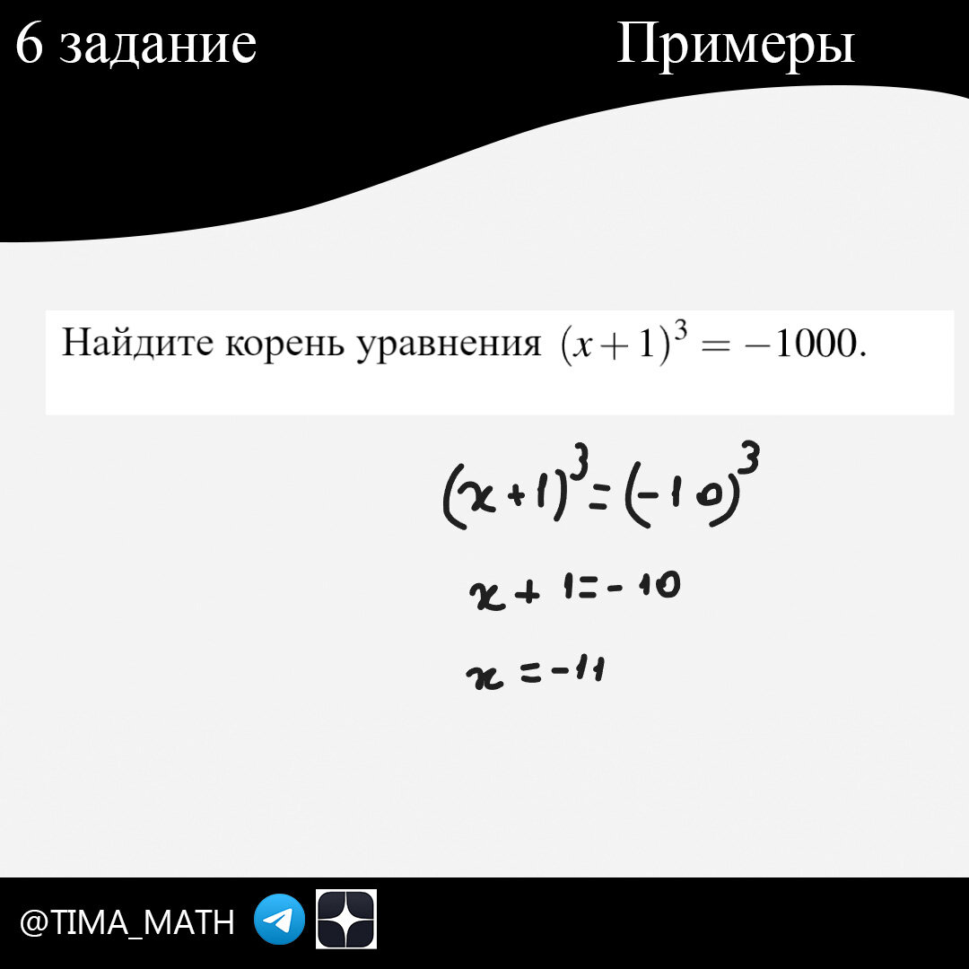 6 задание ЕГЭ Профильная математика | TIMA_MATH | Дзен