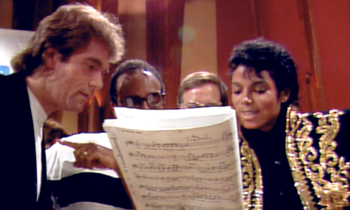 Хьюи Льюис, Куинси Джонс и Майкл Джексон. Фотография: Netflix/AP