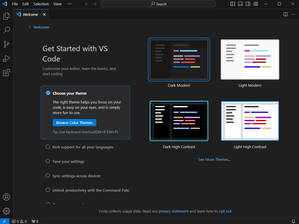 Файлы visual. Смена языка в vs code. Инструменты разработчика. C/C++ Runner vs code